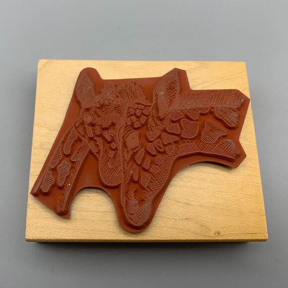 Great Impressions Giraffe Rubber Stamp for Scrapbooking or Crafting - Picture 2 of 3